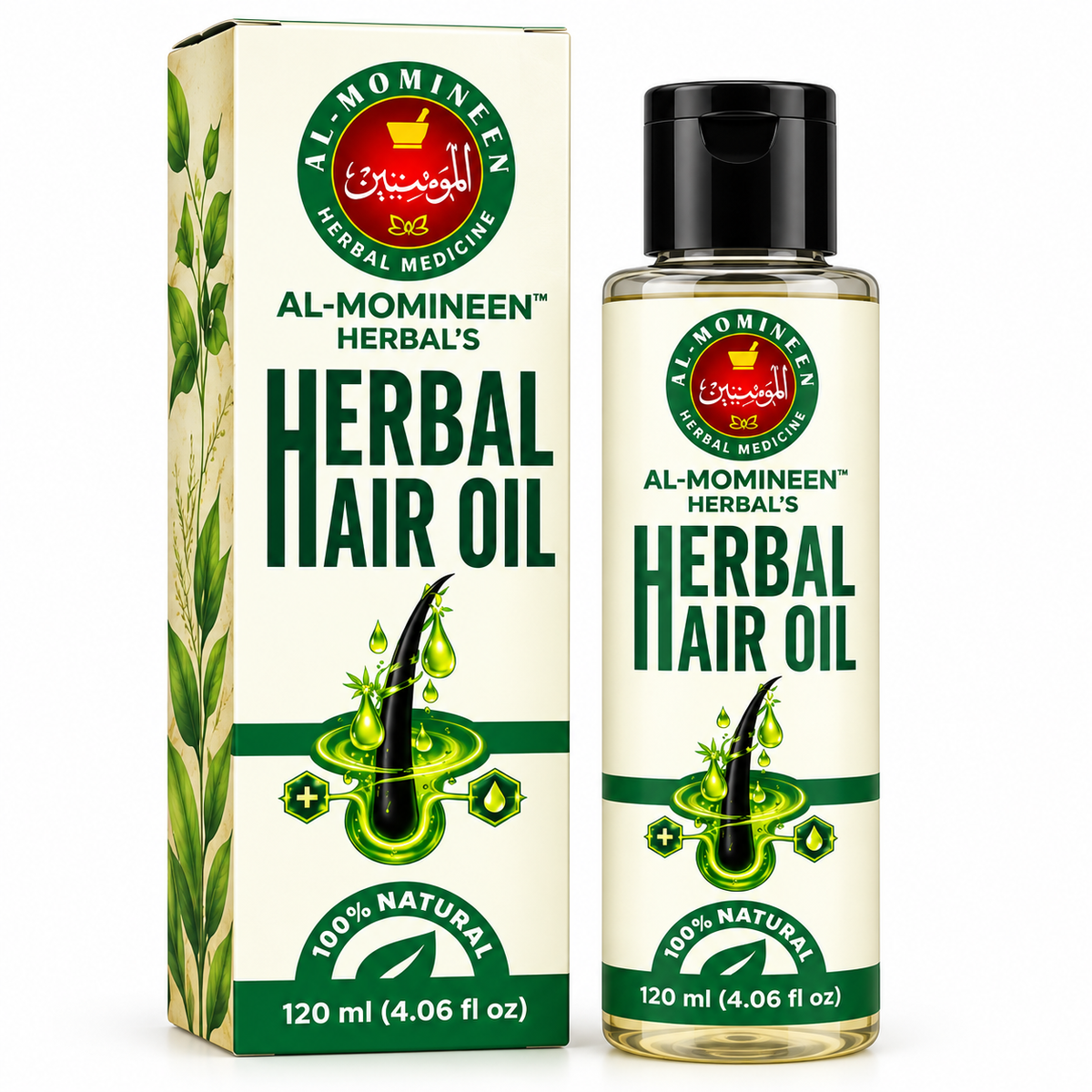 Al-Momineen Herbal Hair Oil (120ml)